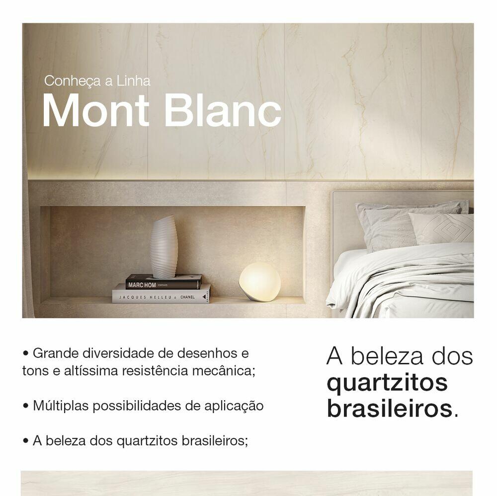 Rodapé Mont Blanc Retificado Natural 20x120 Portobello
