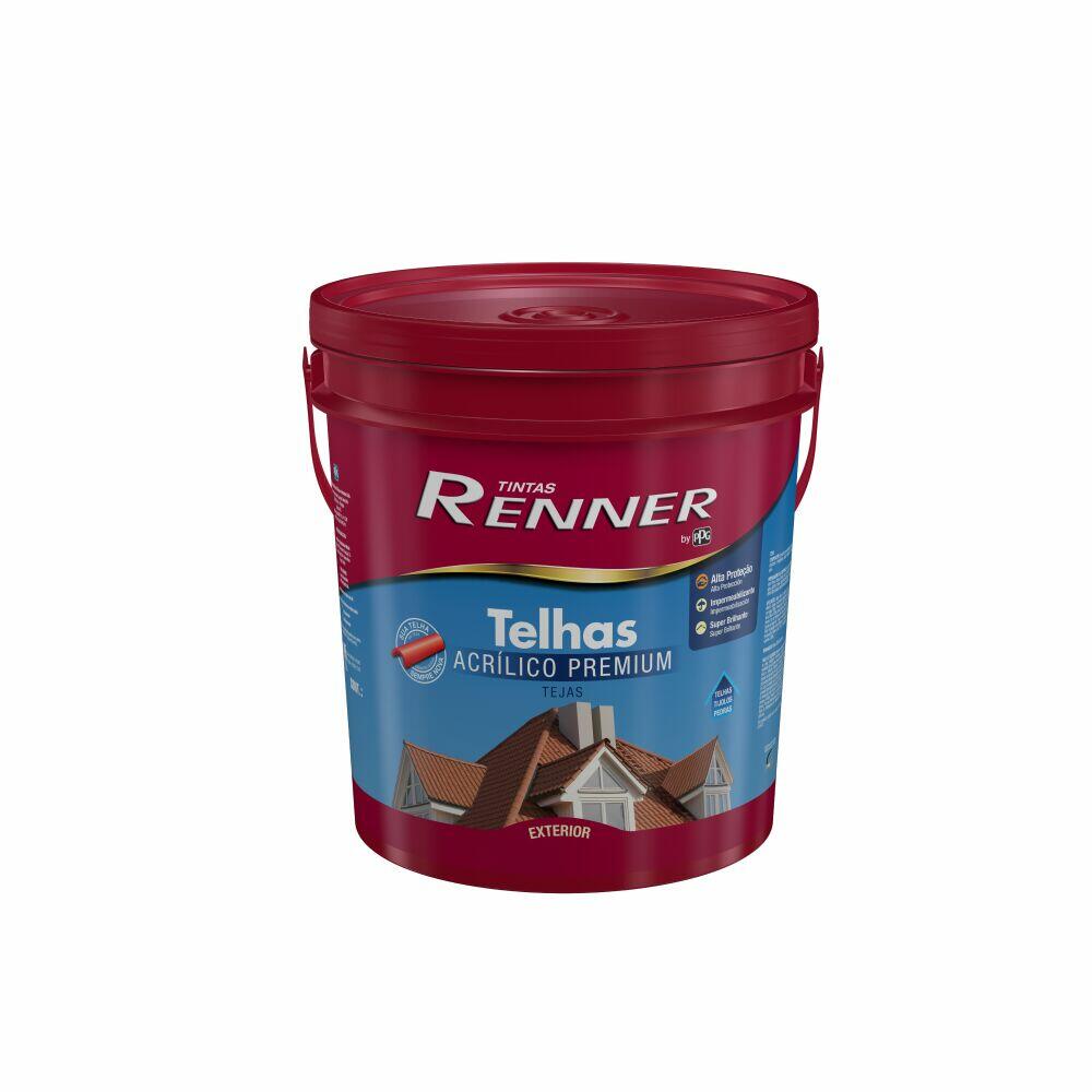 Tinta Renner Telha 18L Cinza Grafite Brilho