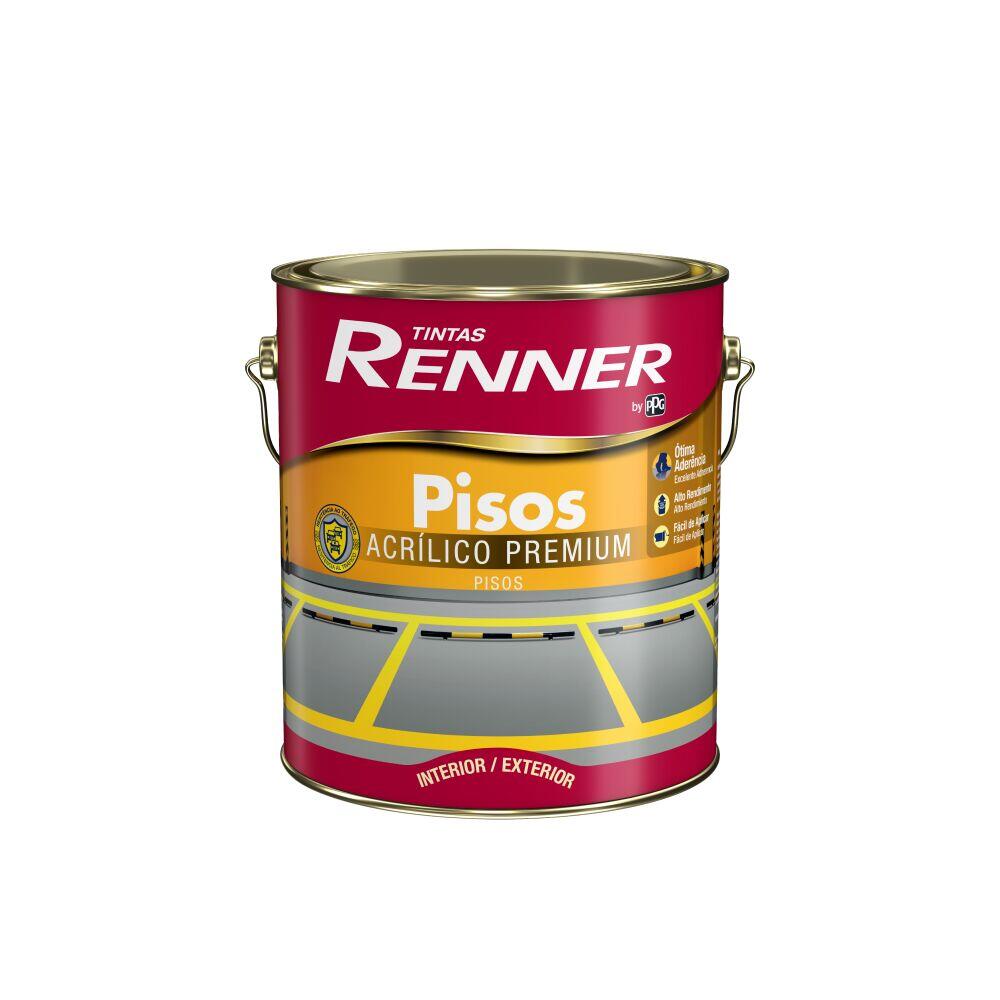 Tinta Renner Piso 3,6L Cinza Fosco