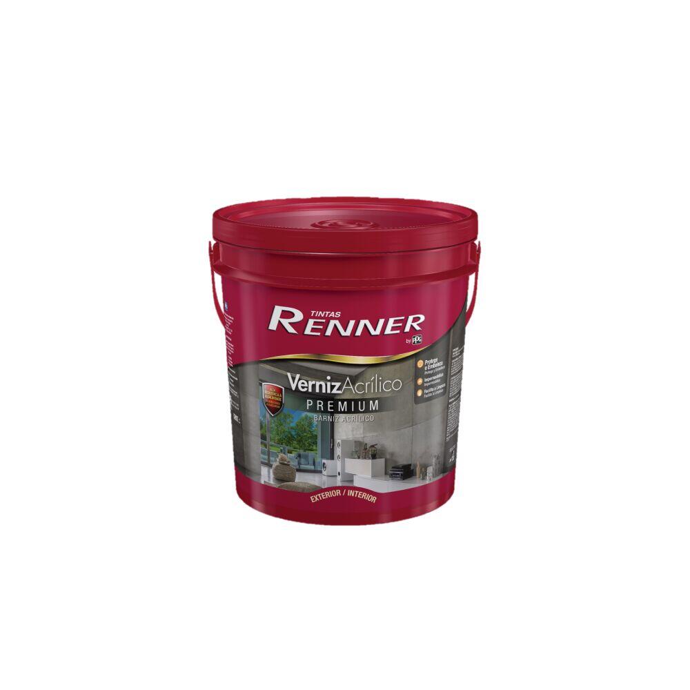Verniz Acrílico 18L  Externo e Interno Incolor Renner