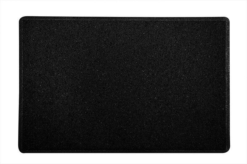 Capacho 60x90cm Silver Preto Kapazi