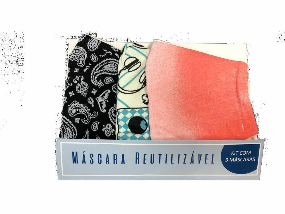Máscara Facial Reutilizável de Algodão Evolutex