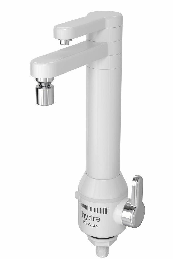Torneira Elétrica Hydra para Mesa Puravitta 5500W Branca com Purificador