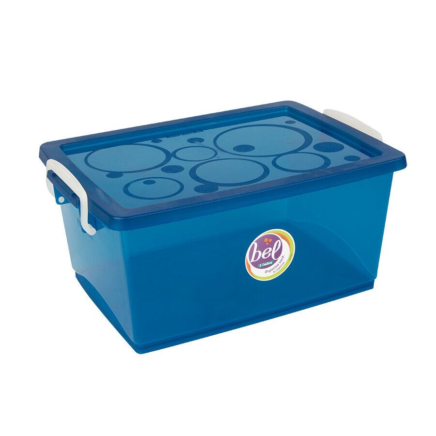 Caixa Plástica Ordene Bel Mini 7,5L Blue