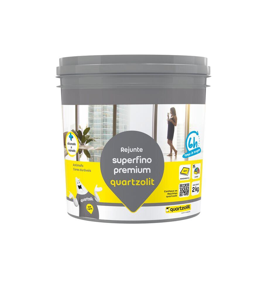 Rejunte Superfino Quartzolit Palha 2kg