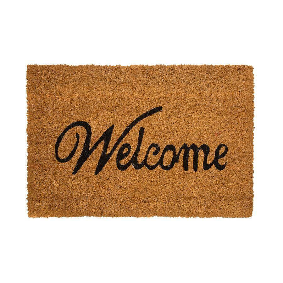 Capacho Welcome 40x60cm Brown Diagonal