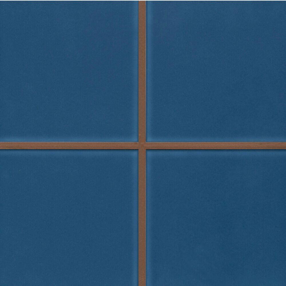 Piso Cerâmico Quarter Noronha 20x20 Esmaltado Bold Azul Pierini