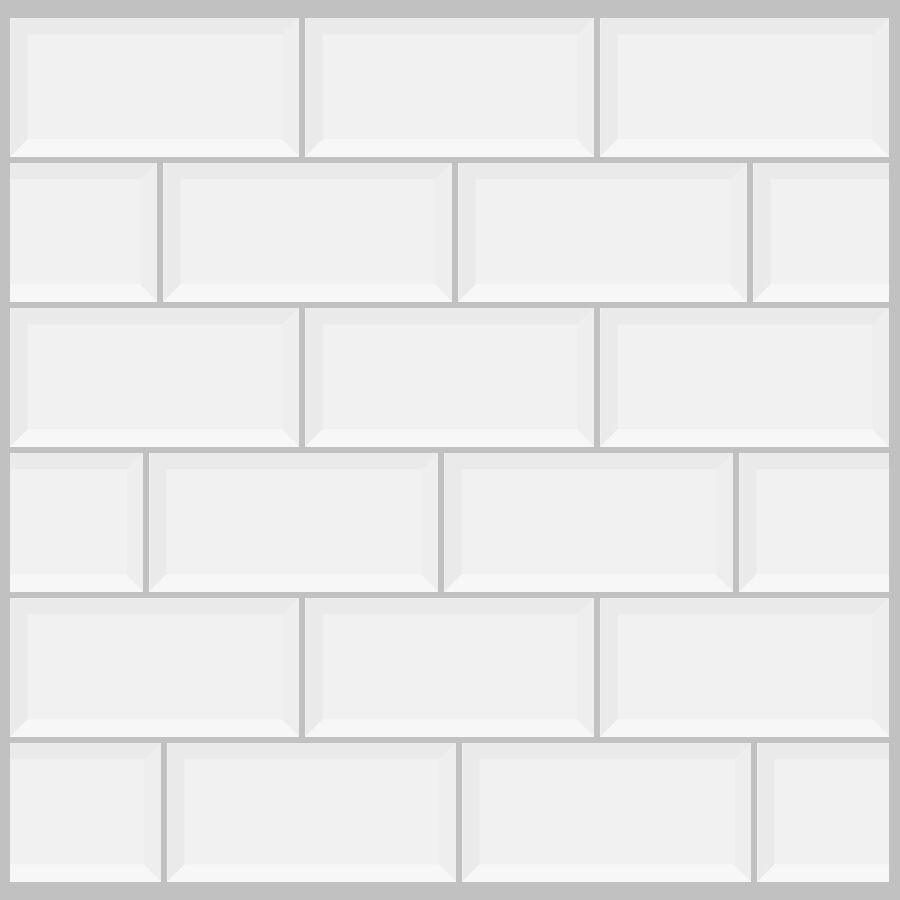 Revestimento Parede Metrô Branco Bold Brilhante 12,5x26,1 Pierini