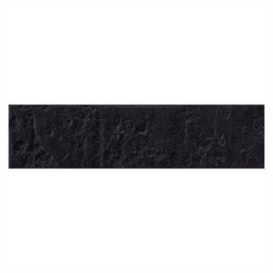 Piso Cerâmico Sevilha 6,5x25,6 Esmaltado Bold Preto Pierini