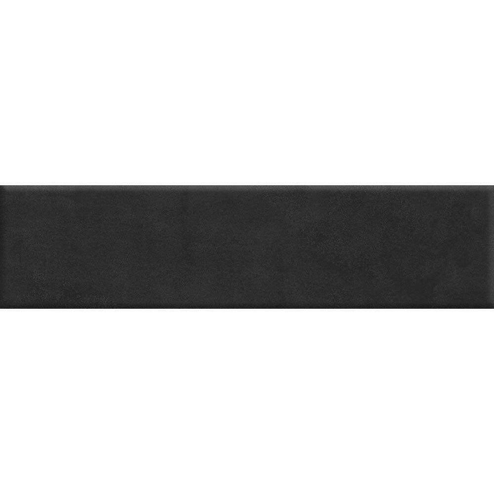 Revestimento Parede Fit 7,7x30,5 Acetinado Retificado Black Roca