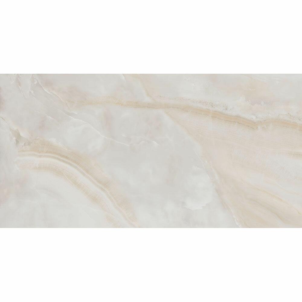 Porcelanato Polido Allure 100x200 Retificado Branco Polido Roca
