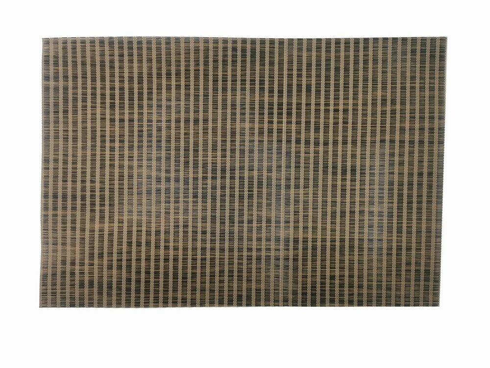 Lugar Americano Casa&Ideia Linen 45x30cm Marrom Escuro