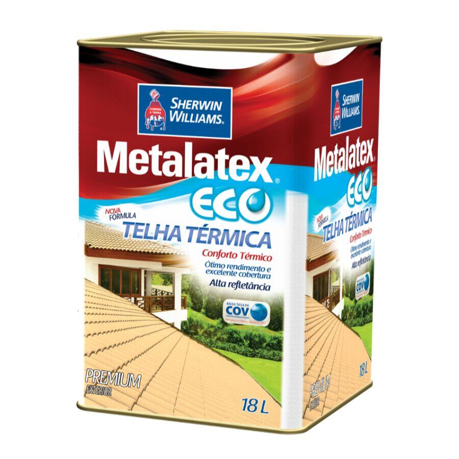 Tinta Telha Metalatex Eco Cerâmica Onix Brilhante 18l Sherwin Williams