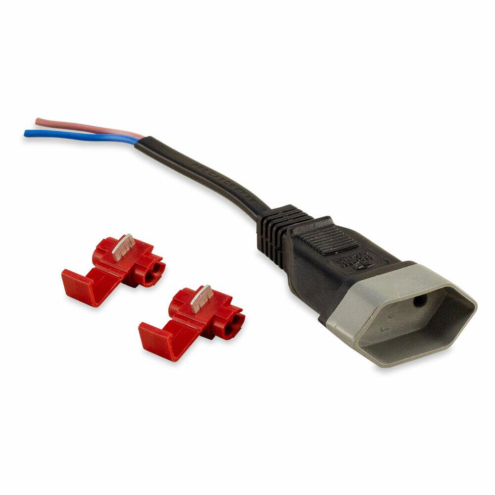 Plugue Fêmea Force Line 1 Módulo 2P+T 10A Preto