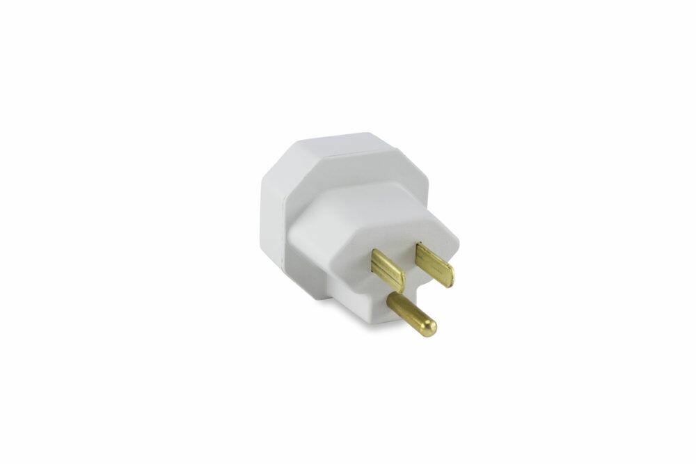 Adaptador 1 Módulo 2P+T 15A Branco Force Line