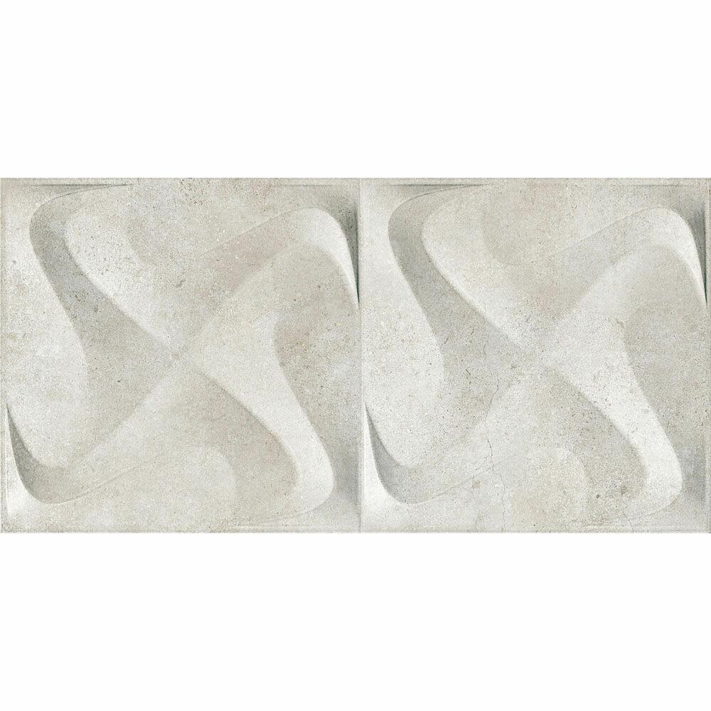 Porcelanato Seattle Spin 30x60 Acetinado Retificado White Incepa