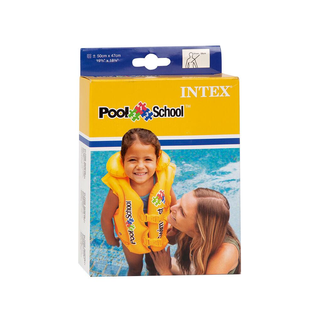 Colete Infantil Pool School Inflável Intex