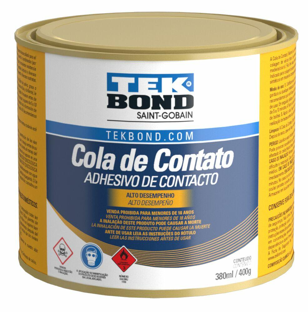 Cola de Contato 400g Amarelo Colônia Tekbond