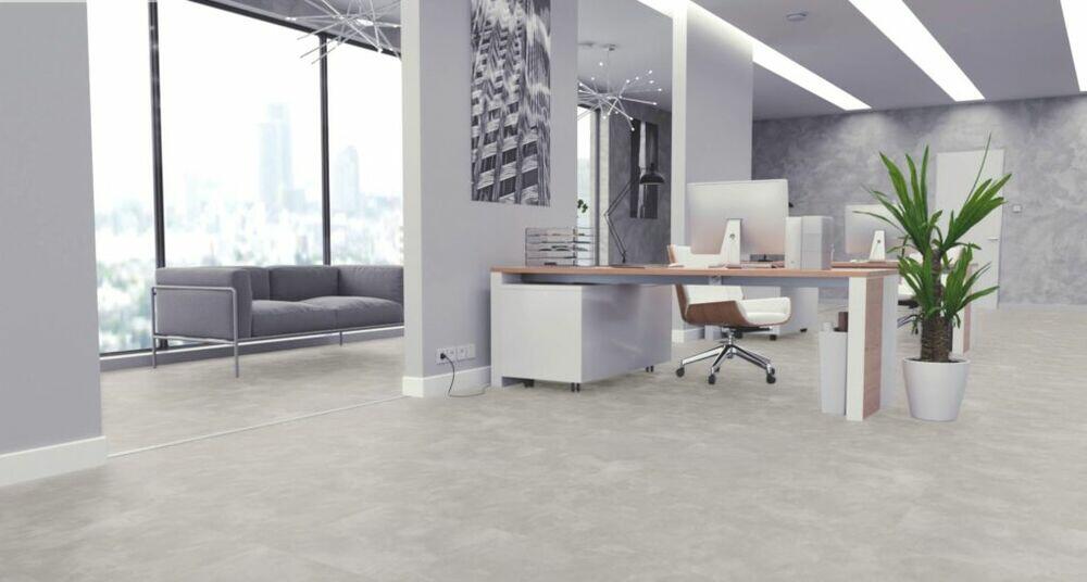 Piso Cerâmico Cementado Cinza Dark Bold Acetinado 50x50 Ilhabella