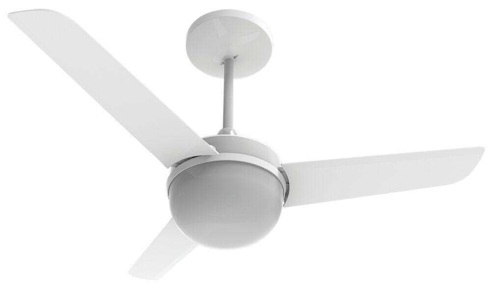 Ventilador de Teto Alisclean Branco 3 Pás Aliseu