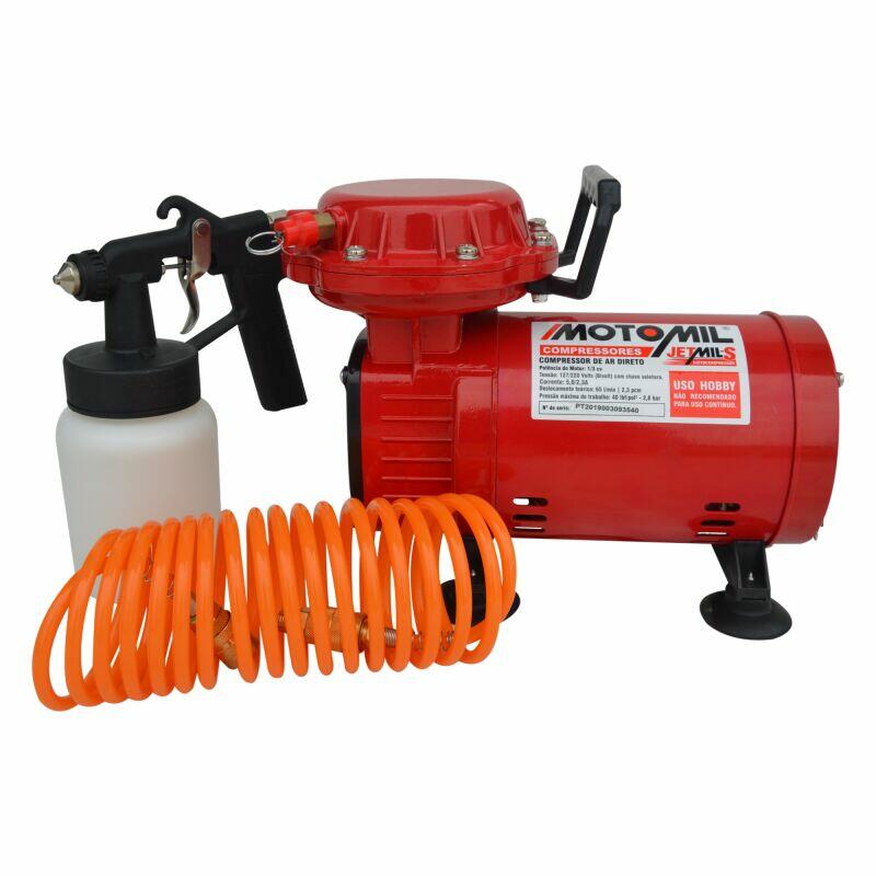 Motocomprensor de Diafragma Jetmil-S 1/3 HP Motomil