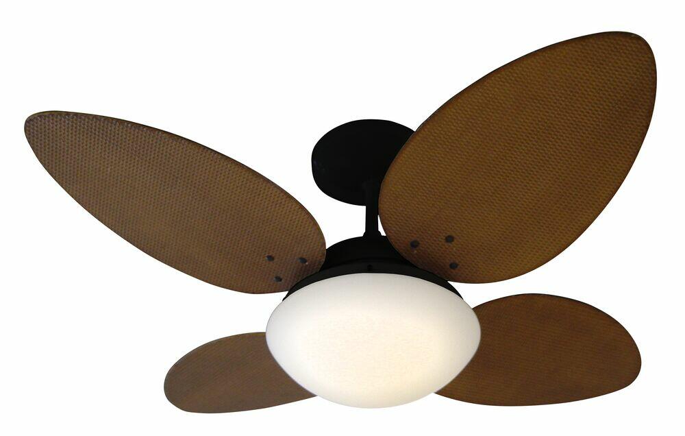 Ventilador de Teto Vime Mogno 4 Pás Aliseu