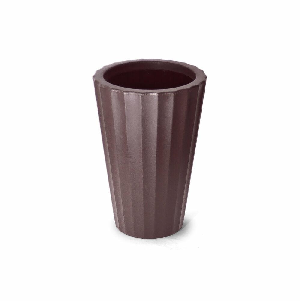 Vaso Terraza Creta Cônico 24x17cm Nutriplan