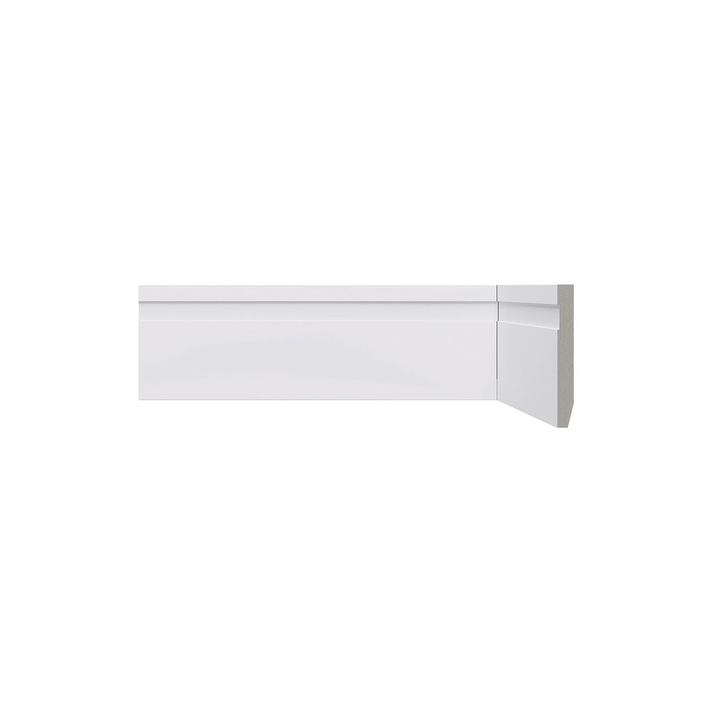 Rodapé Poliestireno LEV 72 7cmx2,4m Santa Luzia