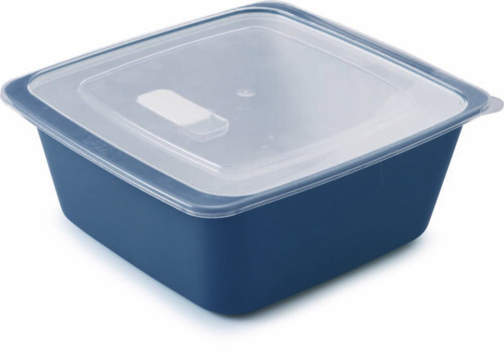 Pote Plasútil Duo 360 Quadrado 2L Azul Escuro