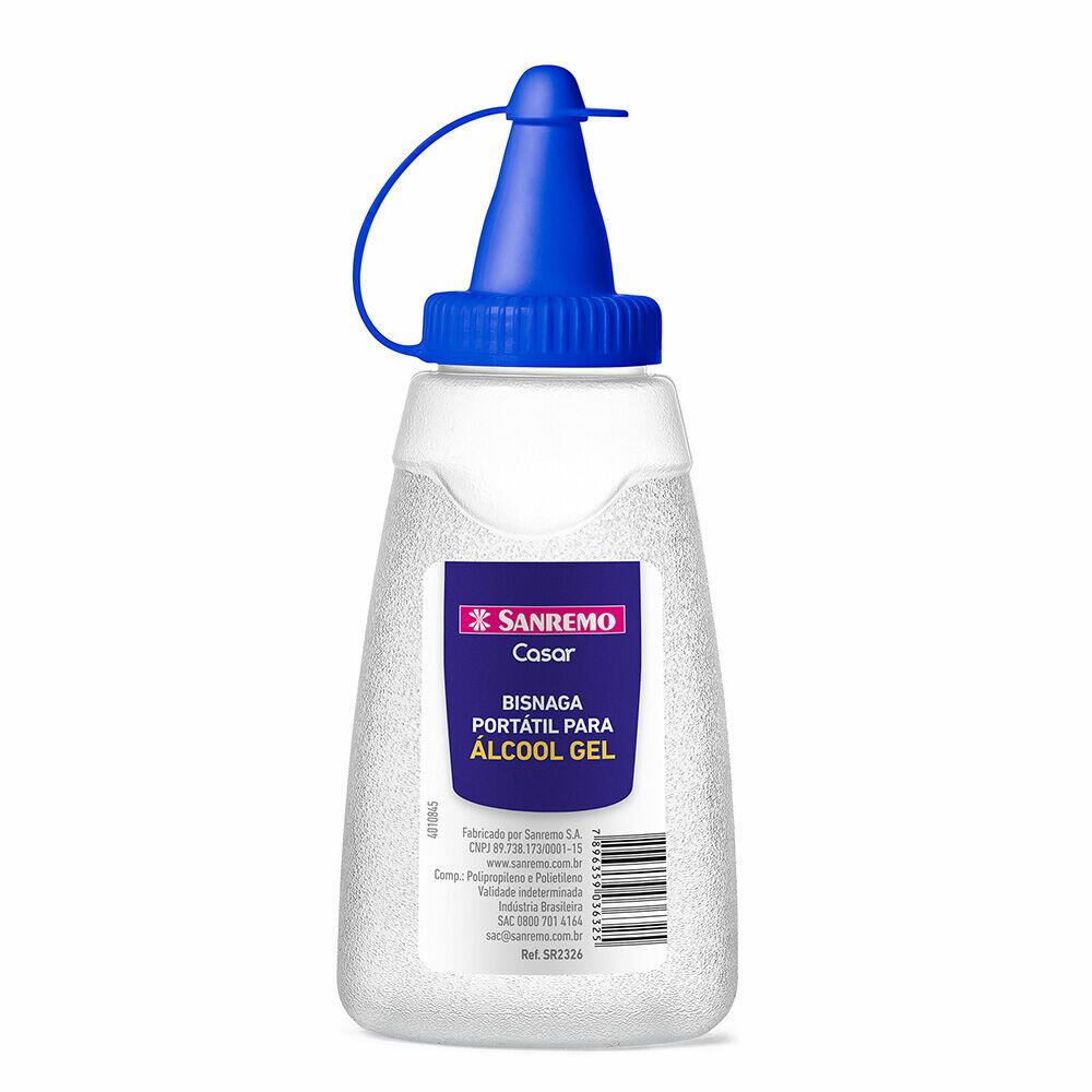 Bisnaga para Álcool em Gel 210ml Sanremo
