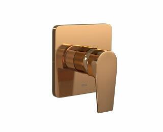 Acabamento Monocomando para Registro Deca Level Red Gold
