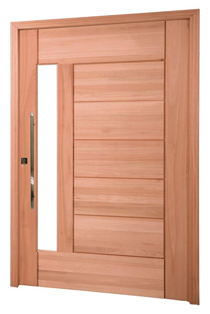 Porta Pivotante Madeira Eucalipto Grandis Cruzeiro Lira Neo 2,10x1,00m