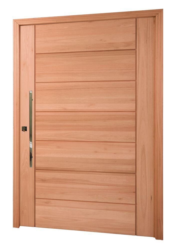 Porta Pivotante Madeira Eucalipto Grandis Cruzeiro Quartier Neo 2,10x1,00m