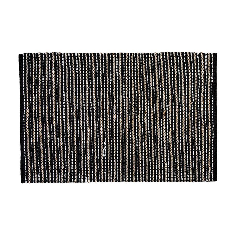 Tapete 1,20x1,80m Madox Preto Diagonal