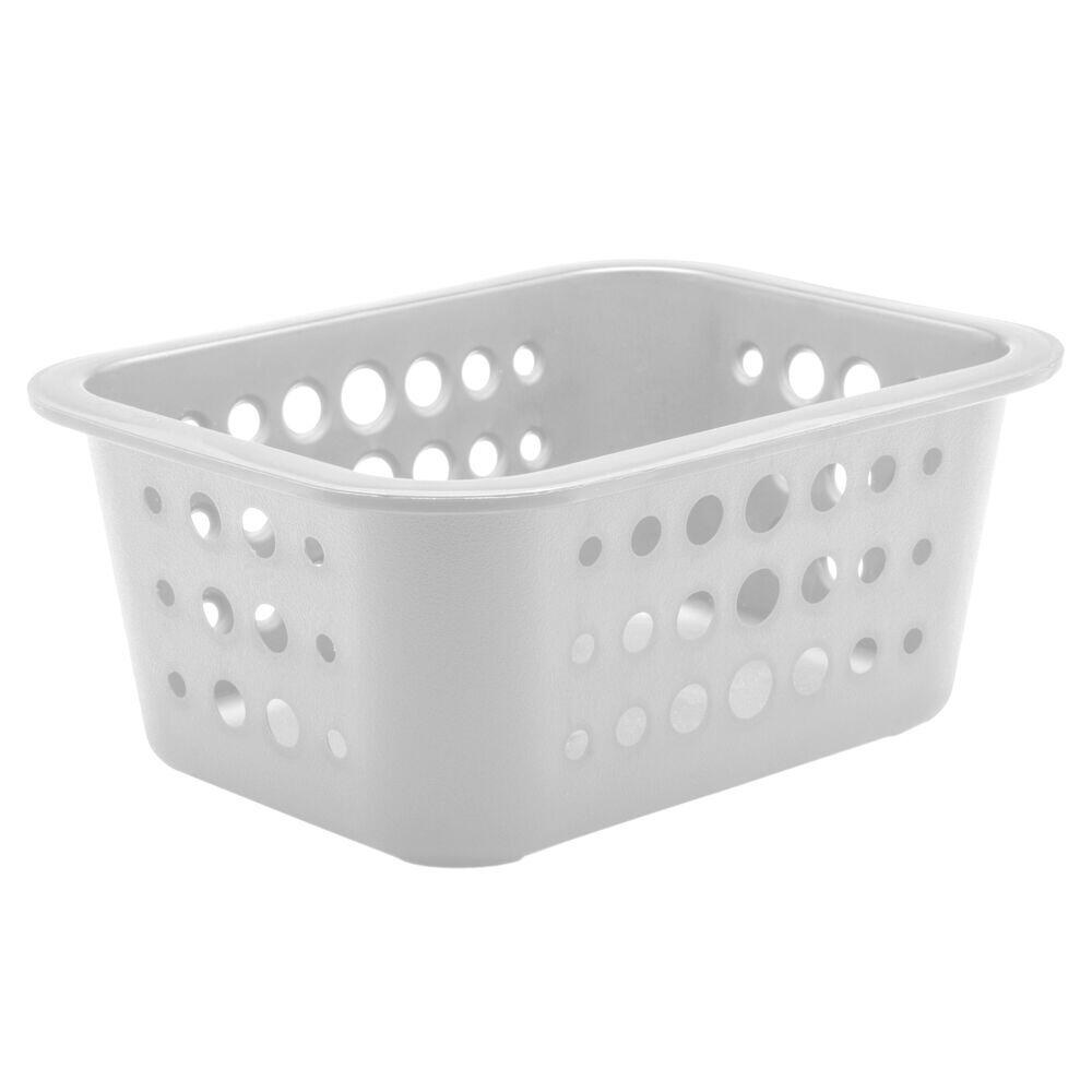 Cesta Plástica 1,5L 18,5x14,5x8cm Branco Martiplast