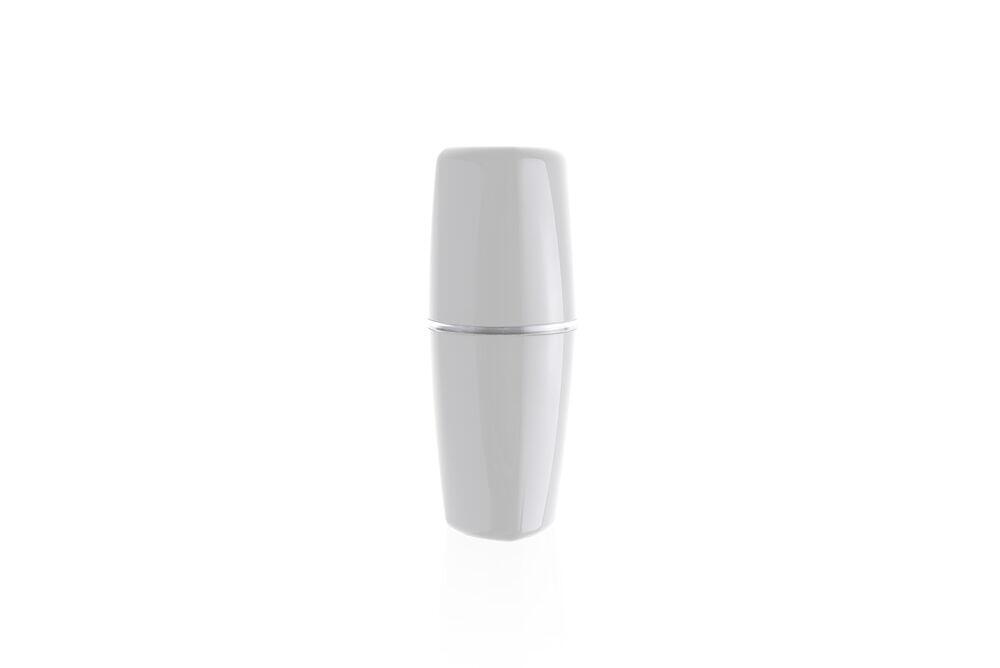 Porta Escova de Dente Ou Tule Branco