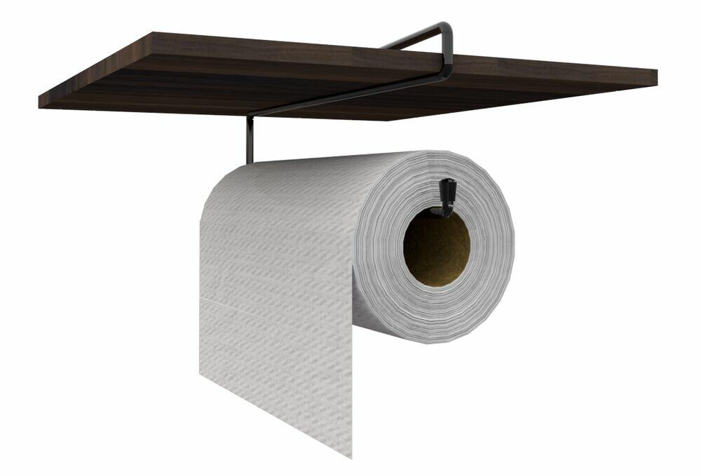 Suporte para Papel Toalha Elegance Preto Dicarlo