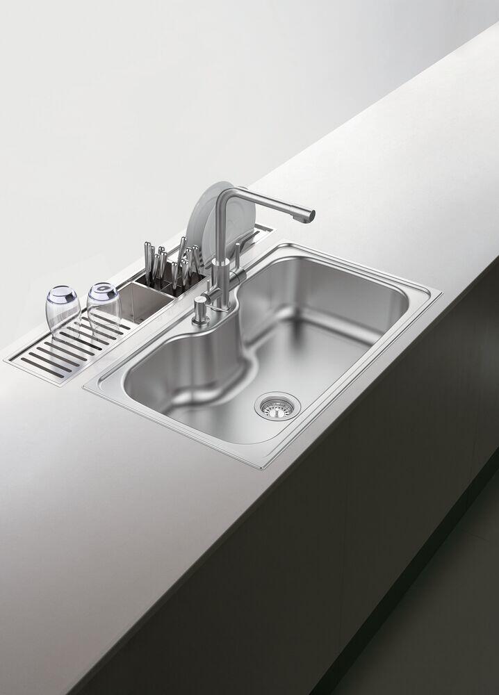 Cesto Escorredor Profundo Tramontina Inox Escovado 15cm
