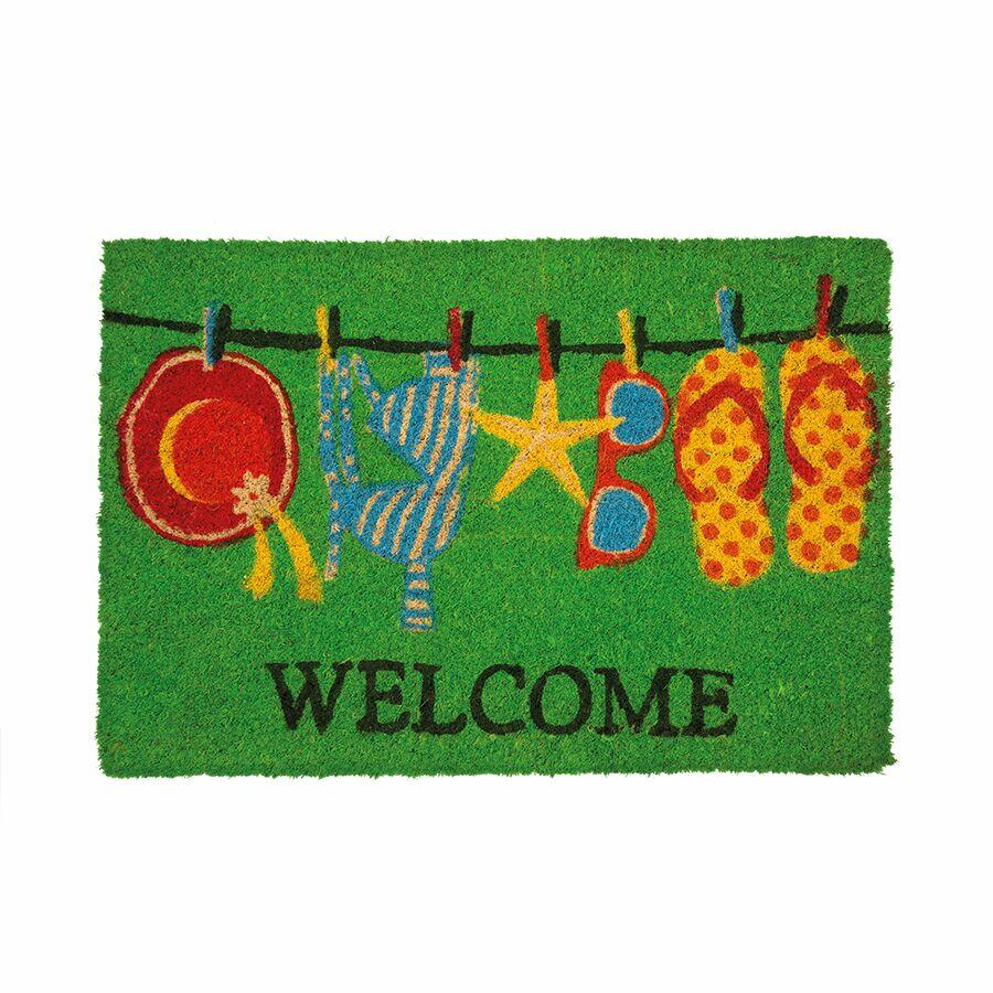 Capacho Welcome Beach 40x60cm Diagonal
