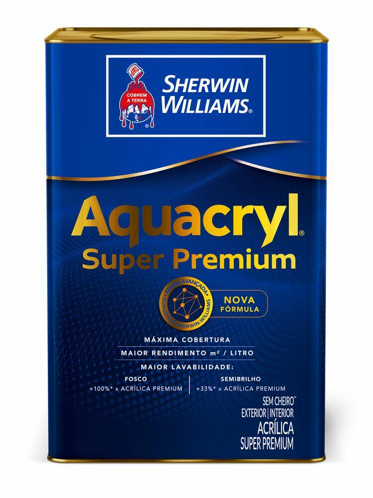 Tinta Sherwin Williams Metalatex Aquacryl Super Premium 18L Branco Fosco