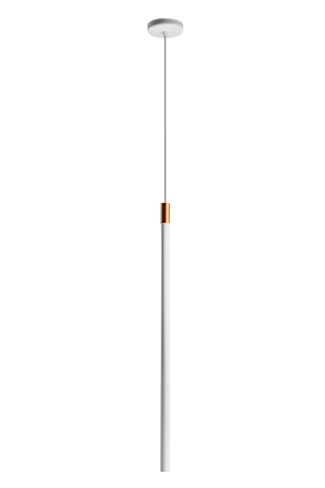 Pendente Dital 1 Lâmpada Tubo G9 Branco