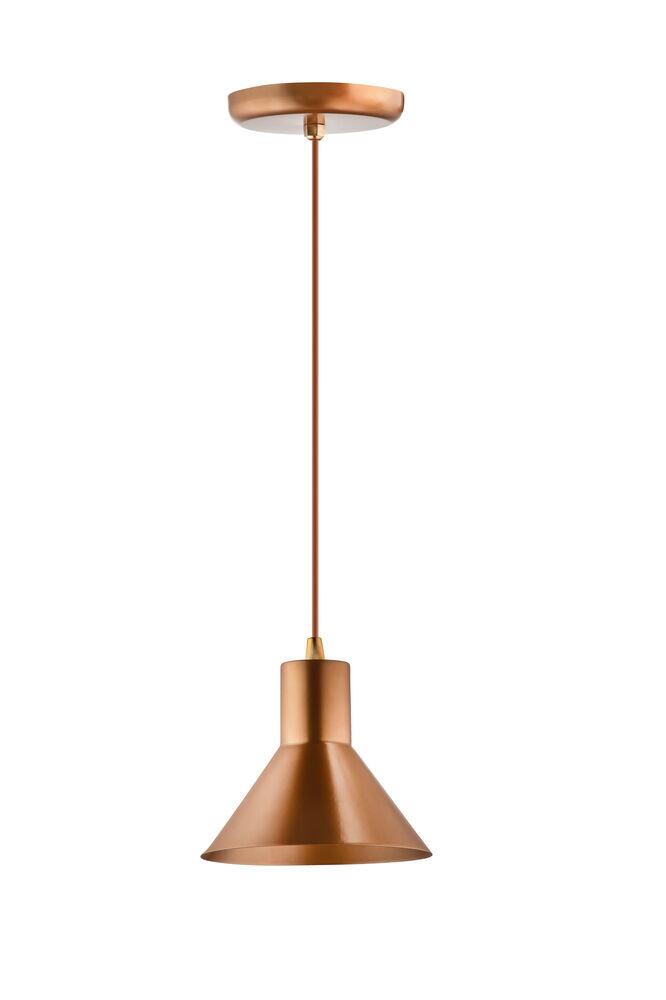 Pendente Dital 1 Lâmpada Collor E27 Ouro Velho