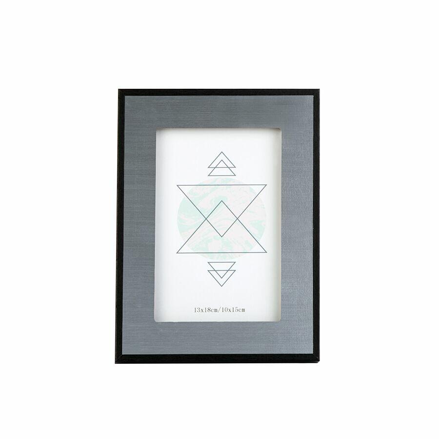 Porta Retrato Diagonal Silver Classic 4x6cm