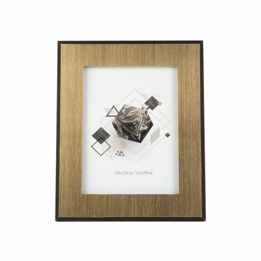 Porta Retrato Diagonal Golden Classic 6x8cm