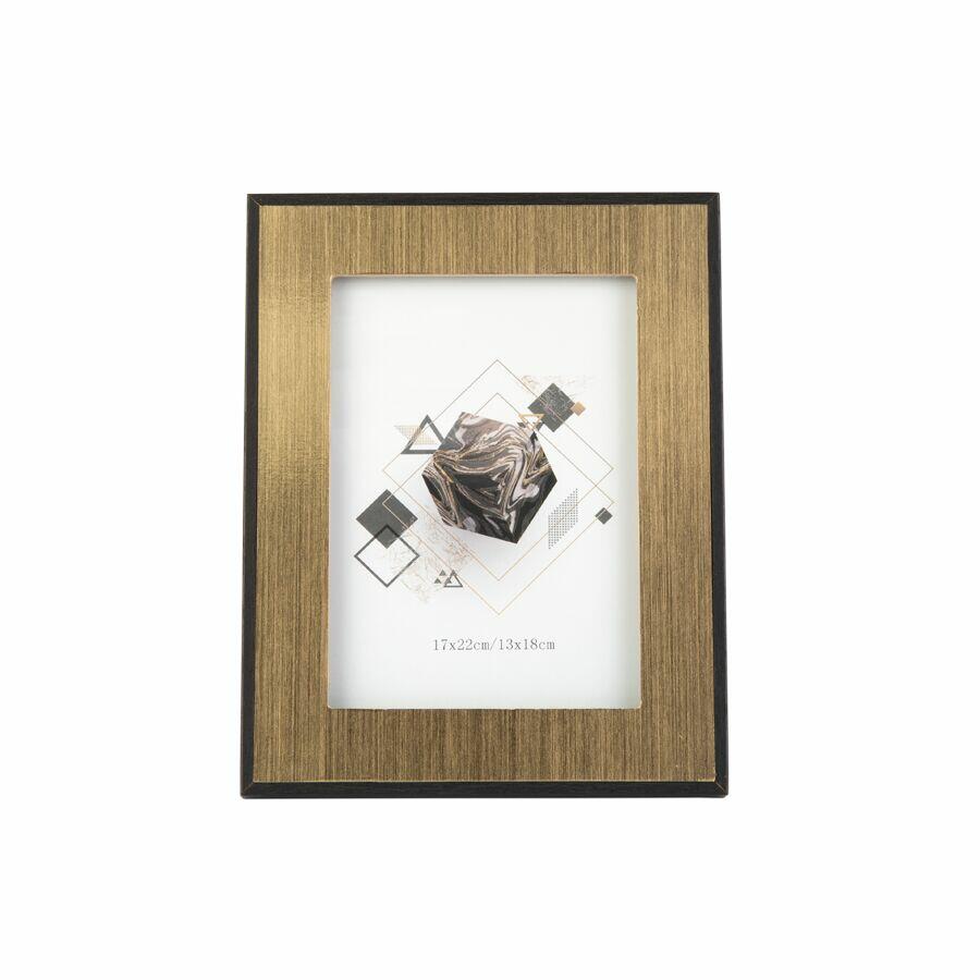 Porta Retrato Diagonal Golden Classic 5x7cm