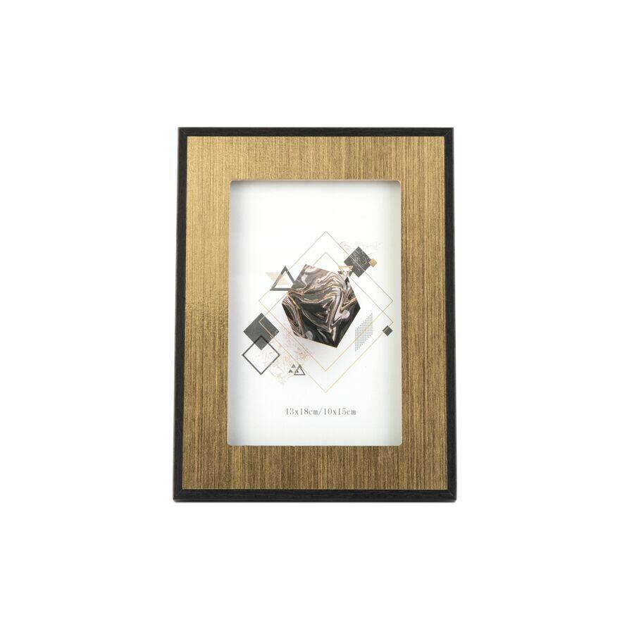 Porta Retrato Diagonal Golden Classic 4x6cm