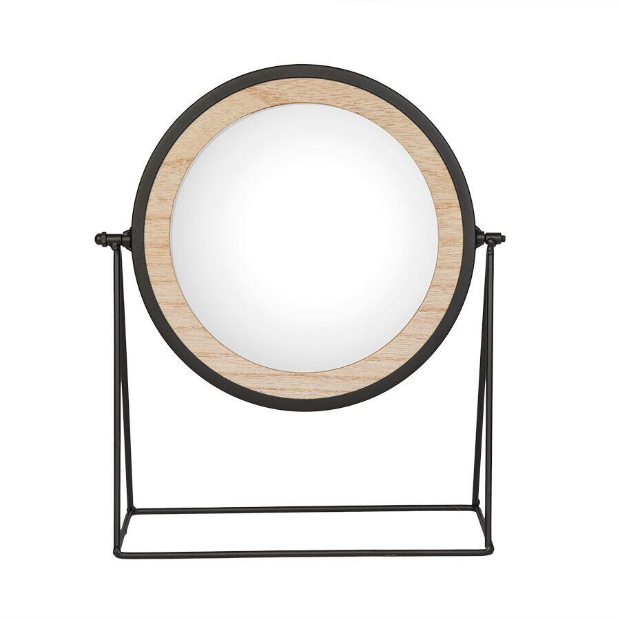 Espelho de Metal Hidrofama Vidratto 24x10x28cm Preto