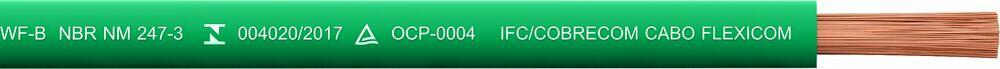Cabo Flexivel Cobre 2,5mmx100m 450/750V Verde Cobrecom