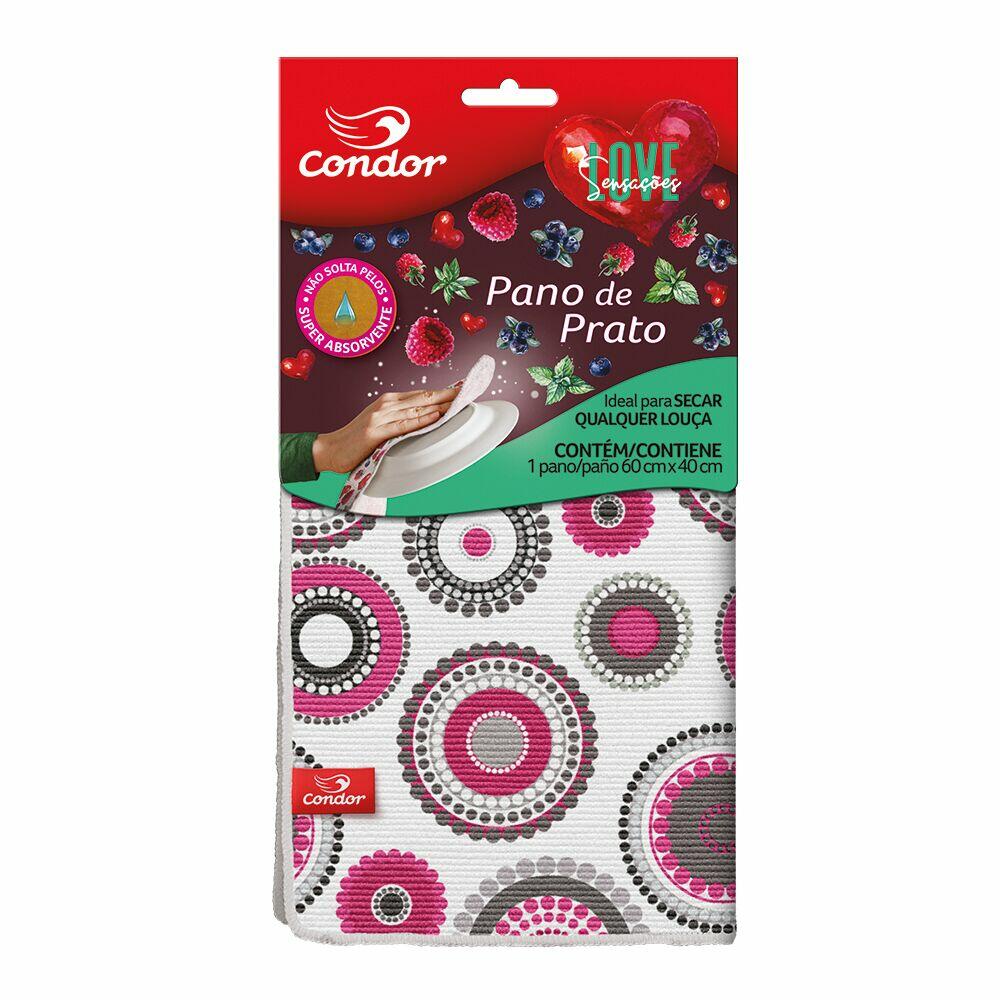 Pano de Prato Condor Love Sensações 971145E