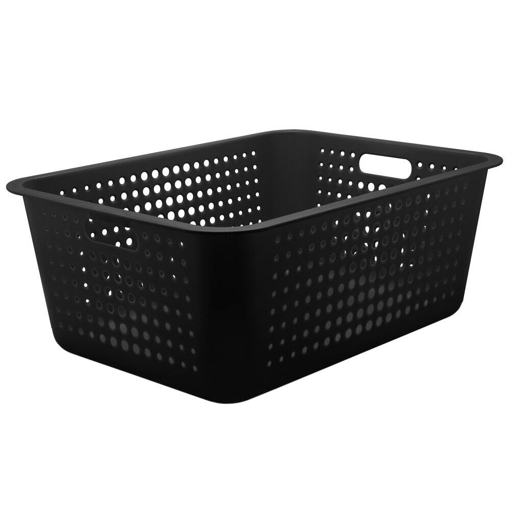 Cesto Plástico CO 460 PTF 40L Maxi Preto Martiplast